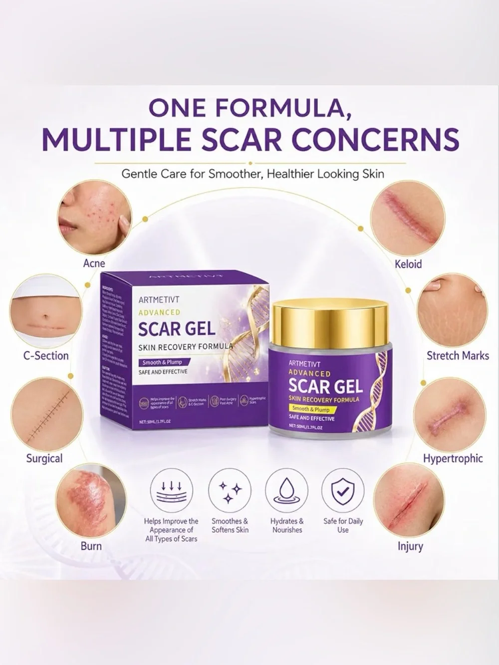 Silicone Skin Care Gel – 1.7 fl oz